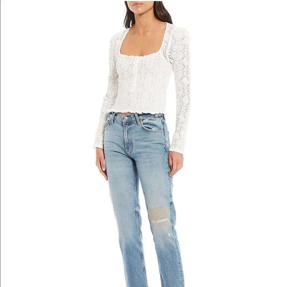 Free People Cream Top  - Picture 2 of 11